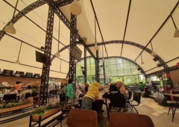 atap membrane untuk food court